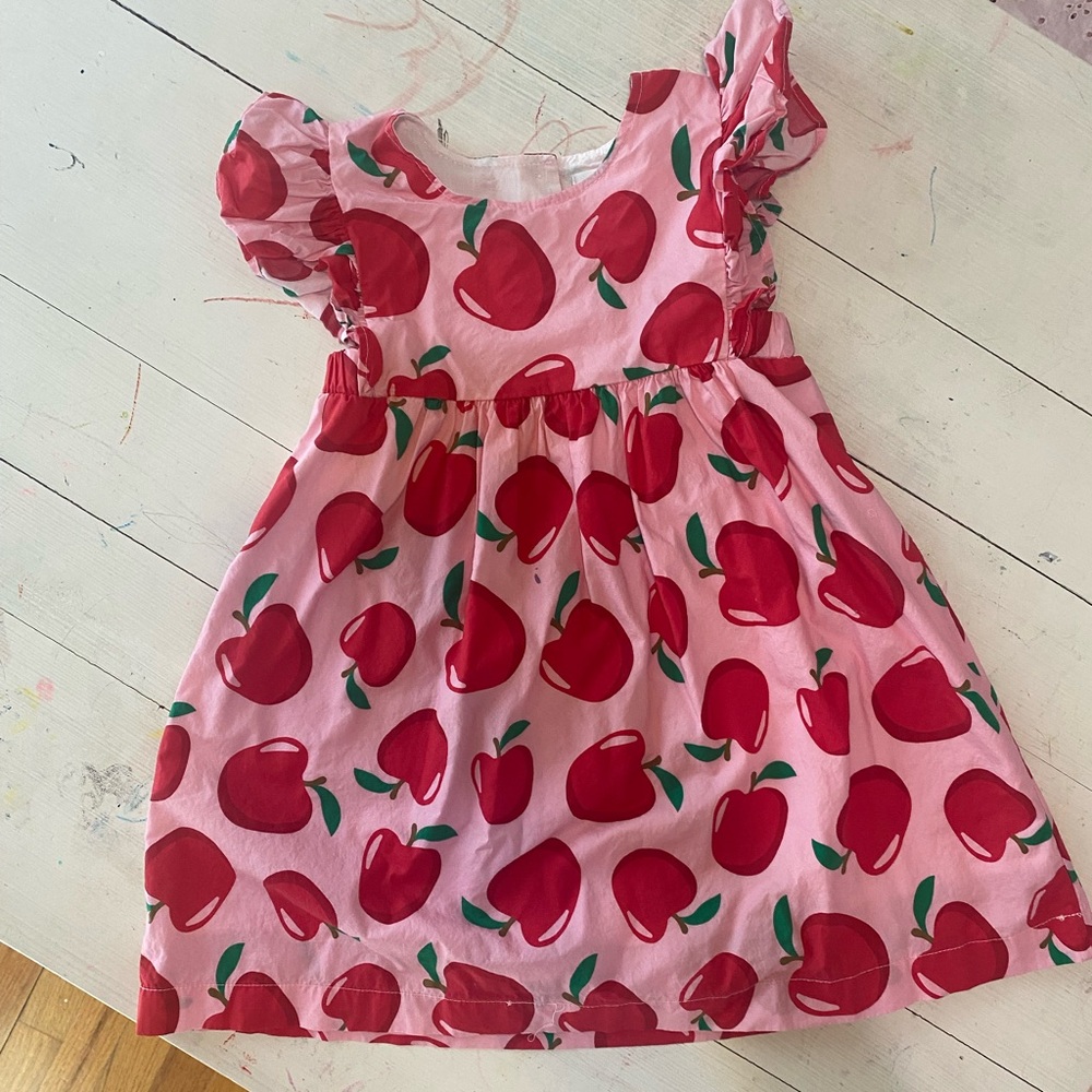 Cecil and Lou Back To School Apple Print Dress
